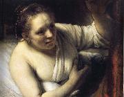 REMBRANDT Harmenszoon van Rijn Young Woman in Bed oil painting artist